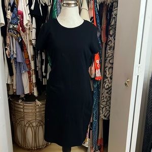 Old Navy Black Fitted Shift Dress